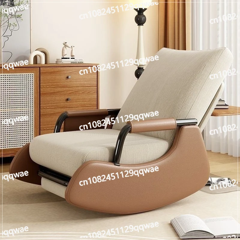 

Nordic style leisure chair rocking reclining balcony comfortable lazy sofa single courtyard living room.