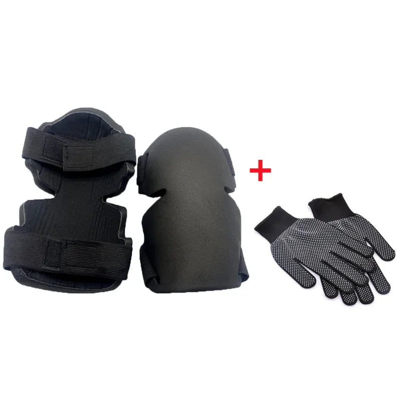 

1 Pair Knee Pads&glove Flexible Soft Foam Knee Pads Protect Knee Work Gardening Builder Protector Pads Workplace Safety Supplies