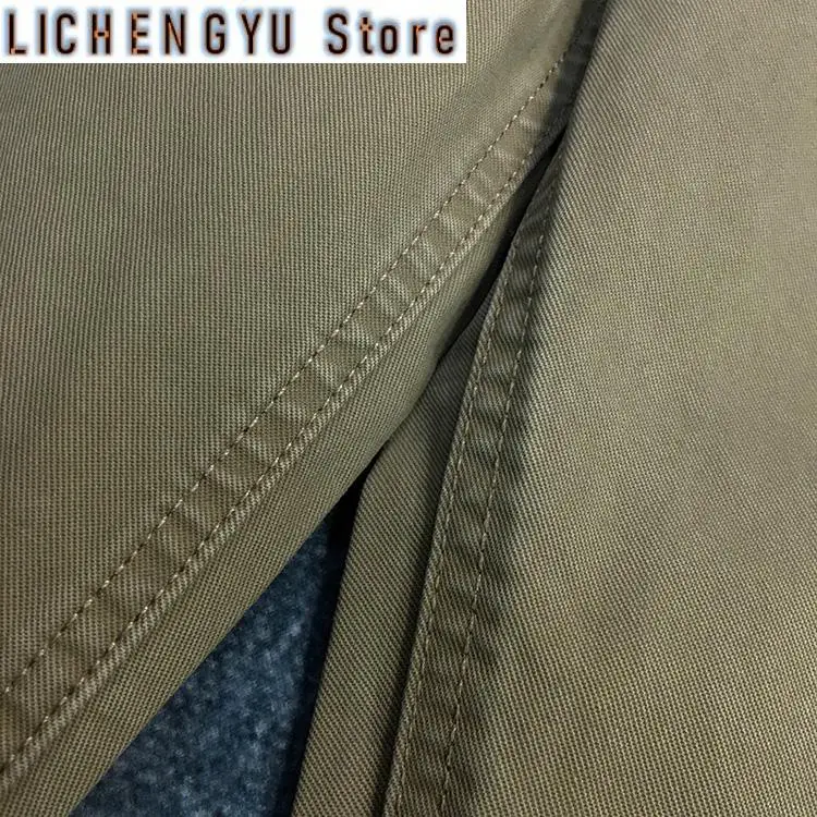 Autumn New American Retro Woven Tapered Cargo Pants Men's Fashion 100% Cotton Washed Old Casual Cityboy Loose Straight Trousers
