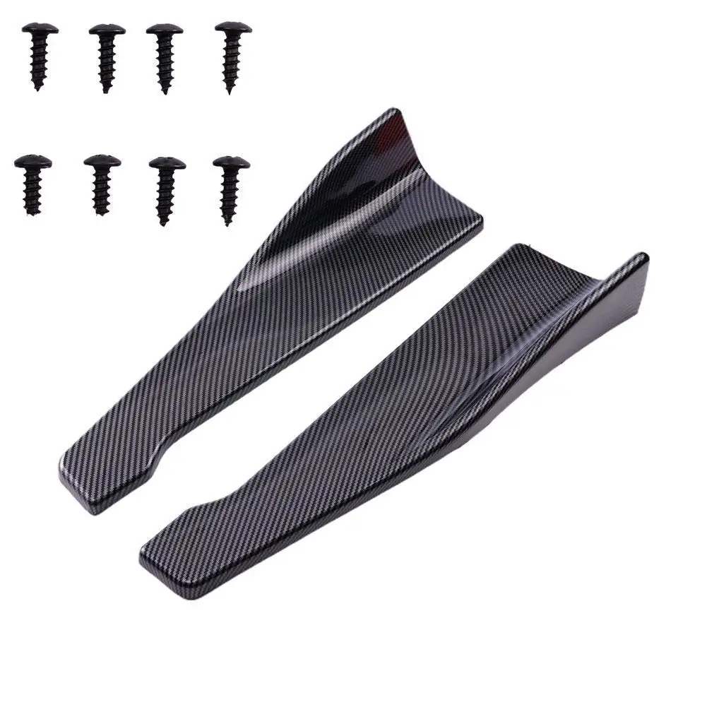 Universele Autovoorkant Achter Bumper Strip Lip Spoiler Diffuser Splitter Krasbeschermer 48CM Lengte Voor Audi BMW HONDA
