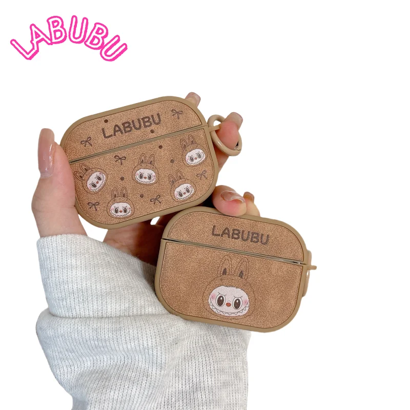 Labubu-Apple Airpods1,第2世代,プロ2用の保護ケース,漫画,新品