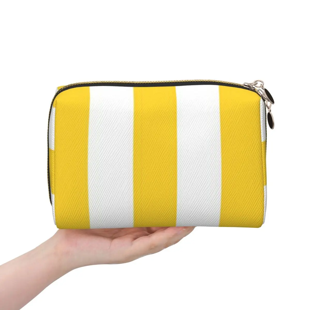 

Женские косметички в узкую полоску в полоску, дорожный органайзер для макияжа, сумка для хранения туалетных принадлежностей, Dopp Kit Case