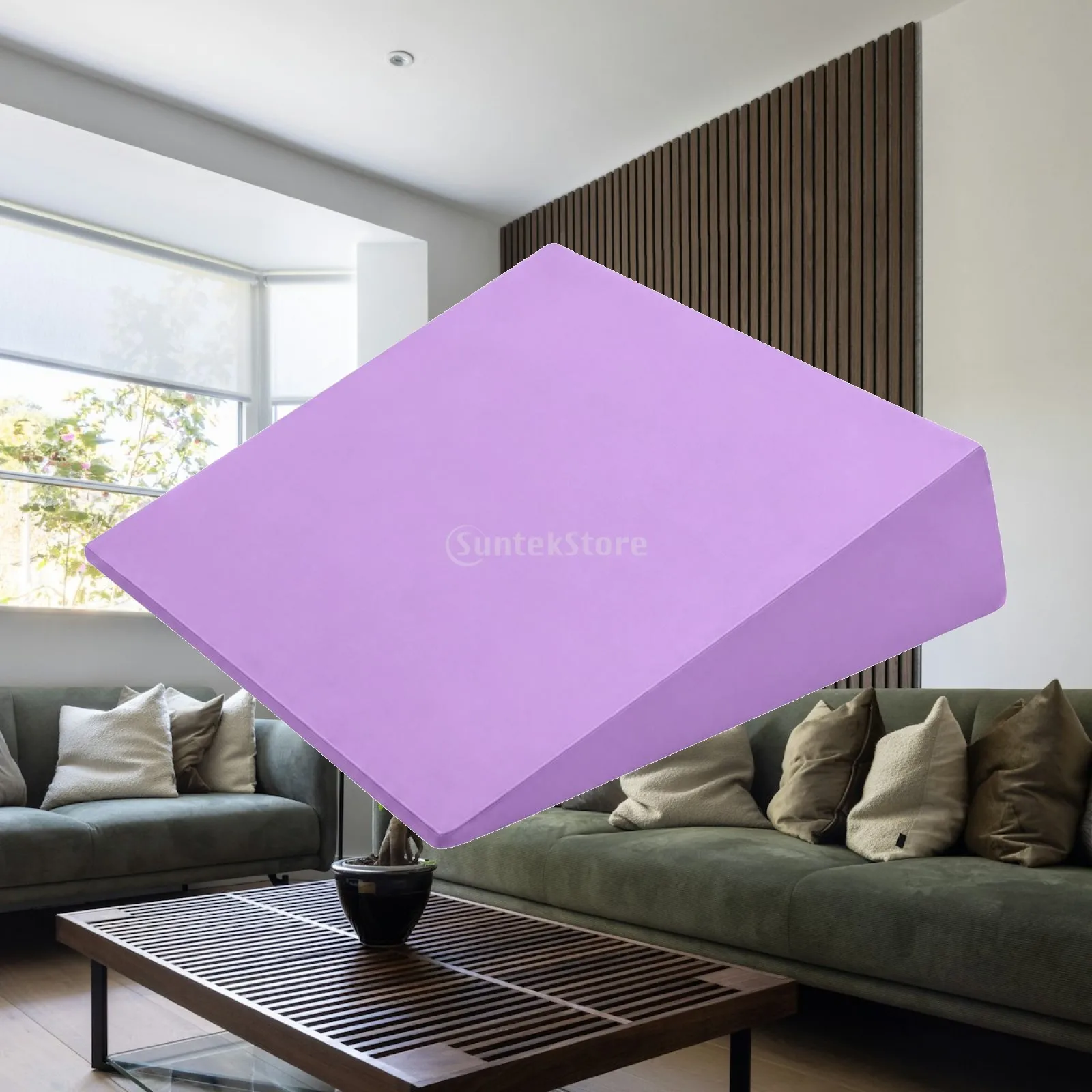Inclined Foot Wedge Stable Triangular Foot Elevation Block Squat Wedge Block Slim Calf Stretcher Slant Board Anti-Slip