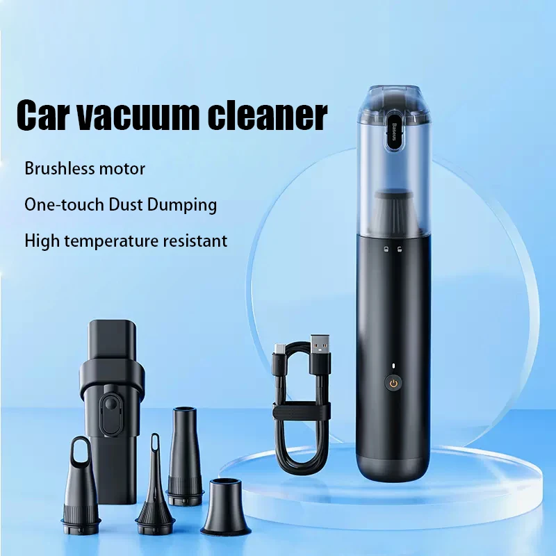 

Car Vacuum Cleaner New 3 in1 Wireless Automobile Vacuum Cleaner Portable Robot Vacuum Cleaner Handheld Mini Dust Catcher