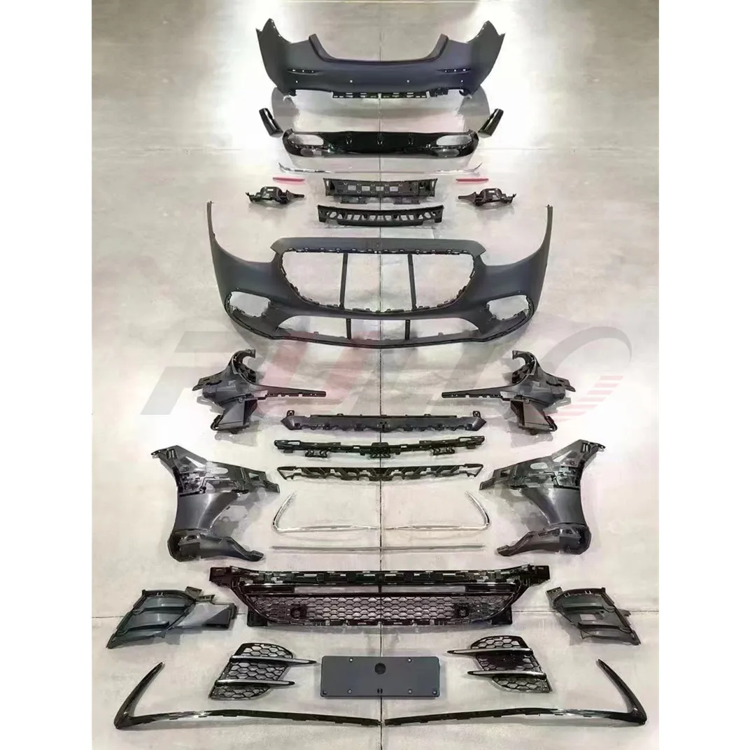 

STLFCar Spare Parts Upgrade for Benzs W223 2021+ Modified to S450 AMGs Contain Bumpers Grille Rear Lip