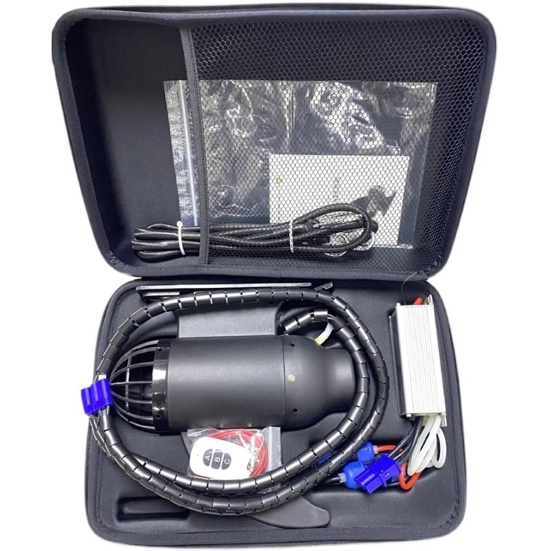 

Electric Fin Propulsion System Underwater Thruster 12V 16V 24V 1000W for SUP Board Kayak Swimming Pool Portable Diver Aid