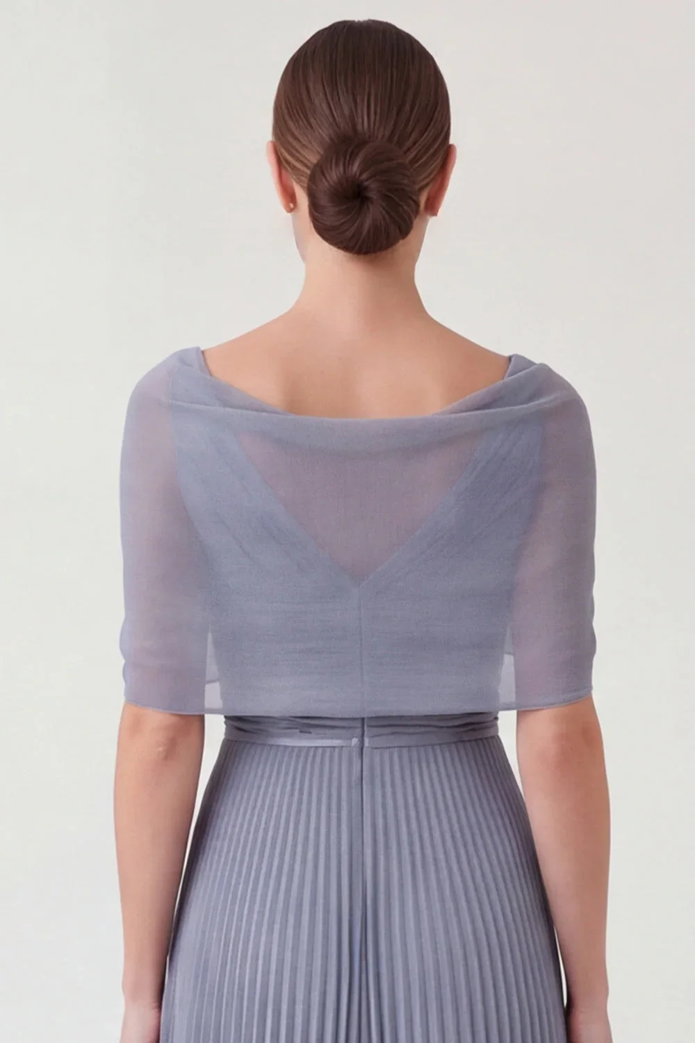 Customized V-neck Floor Length Flowers Pleat Woman Платье Корейский Стиль Kate Middleton Dress Vestido De Festa De Casamento view 6