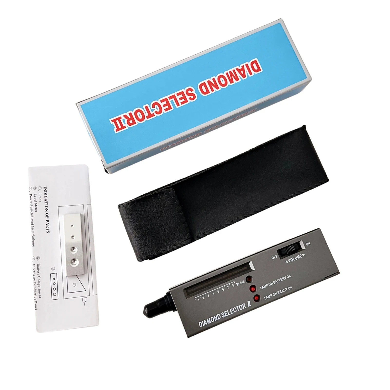 

Safe Diamond Testing Tool Precise And Quick Results Loupe Built-in LED And Fluorescence Lights