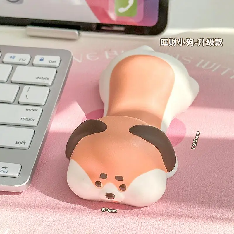 

Puppy Mouse Wrist Pad Dog Foam Ergonomic Supplies Desk Accessories Gaming Work Non Slip