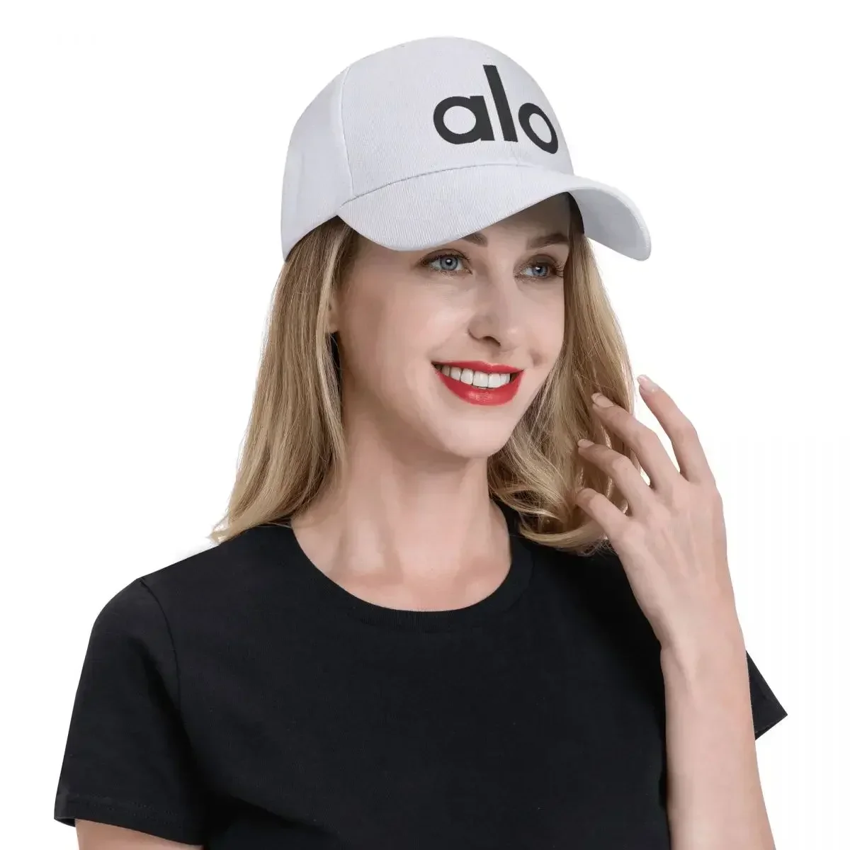 ALO-Gorras deportivas de béisbol para hombre y mujer, sombrero de poliéster, ajustable, para el Sol, para verano