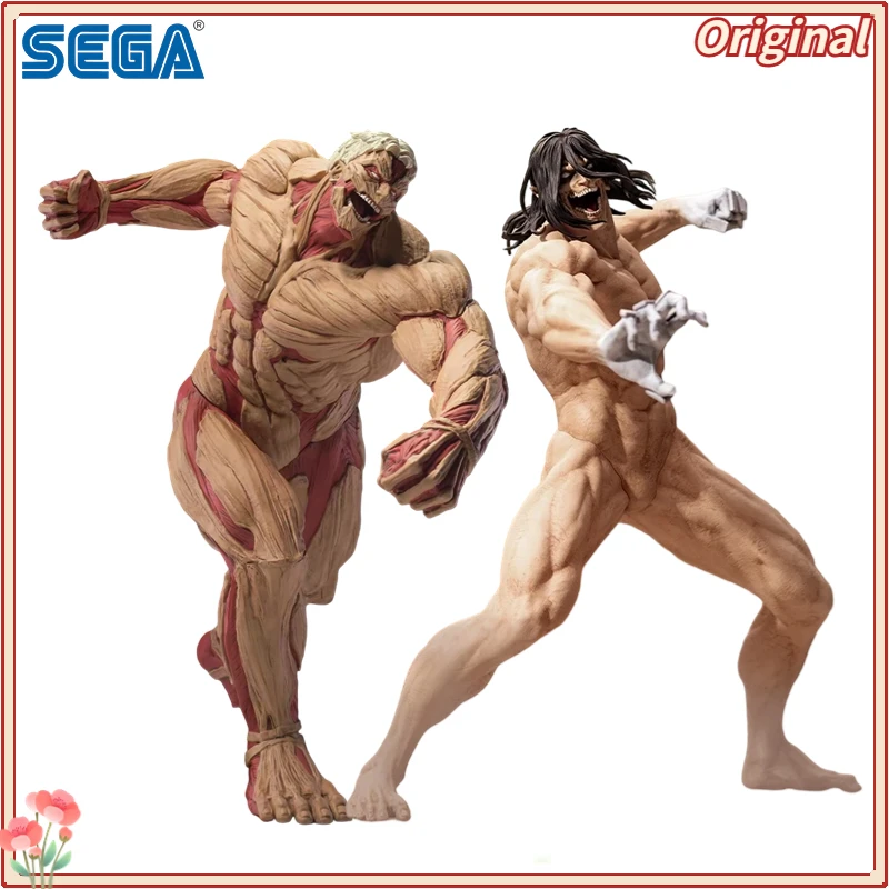 【Pre Sale】SEGA GigantiX Attack on Titan Eren Yeager/Reiner Braun The Armored Titan Version Anime Figures Models