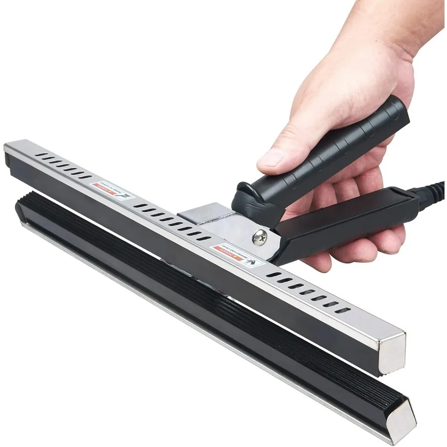 Heat Crimp Sealer FDR400 16 inch Mylar Bag Sealer with 15mm Sealing Width Ideal for Kraft Paper Bags and BOPP Bags in Food Pack