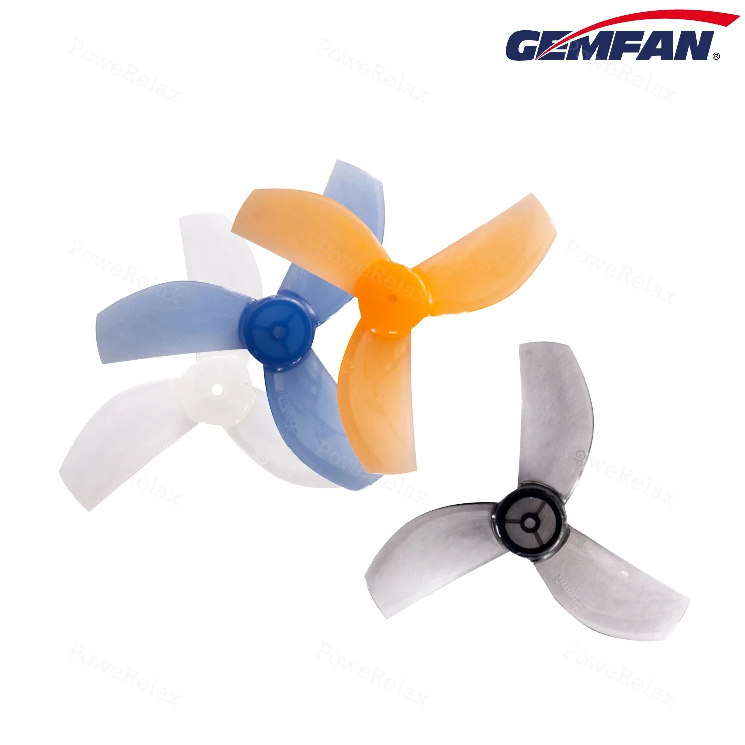 16pairGemfan 35mm-3 35mm 3-Blade PC Micro Propeller 1.0mm for RC FPV Racing Freestyle FPV Tinywhoop Drones 08028 Motors DIY Part