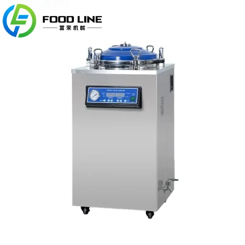 

Semi Automatic Food Grade Sterilizer Vertical Pressure Steam System for Commercial Processing
