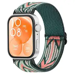 Elastic Nylon Loop Watchband For Huawei Watch Fit 3 Strap Replacement Wristband For Huawei Watch Fit 3 Bracelet Correa Accessory