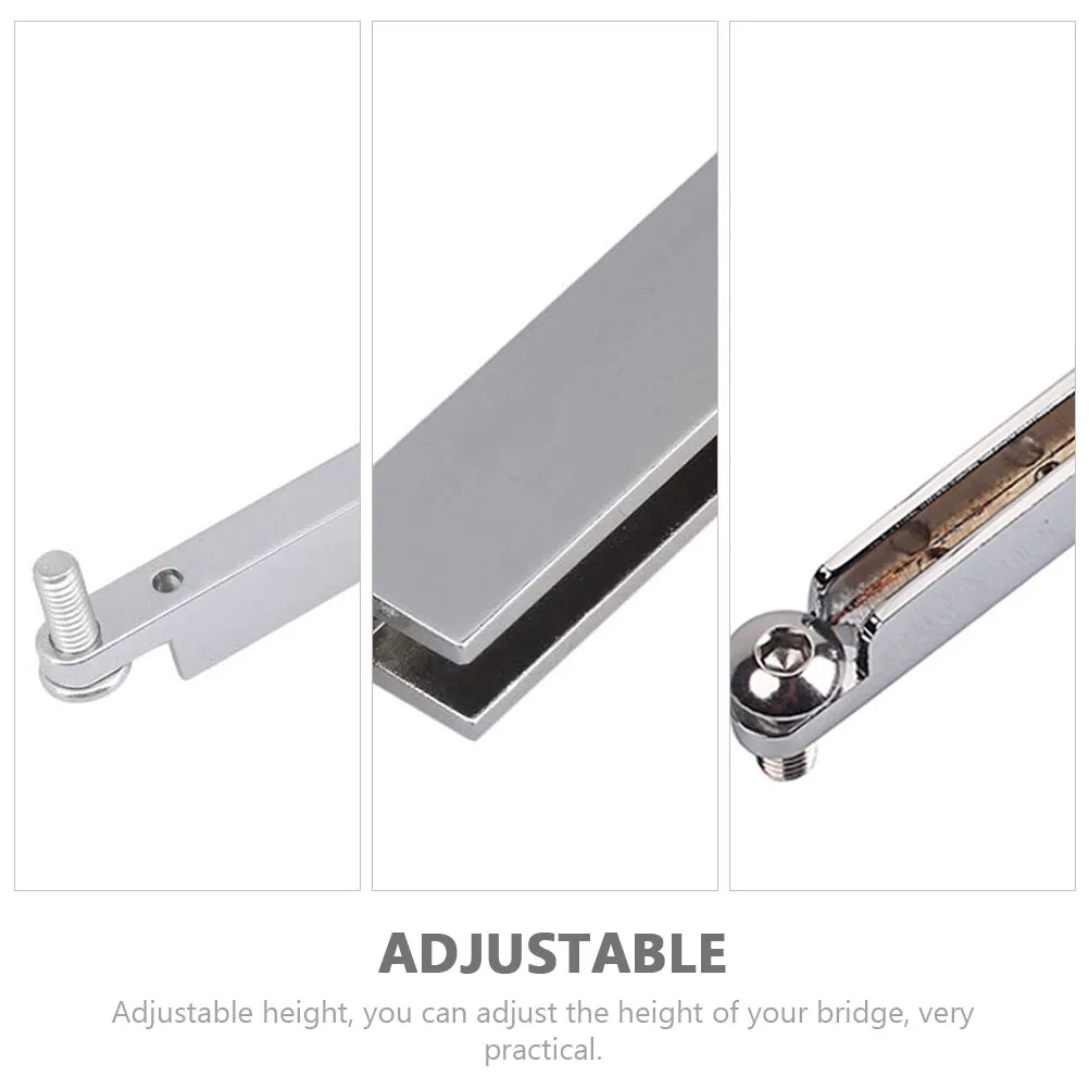

Adjustable Guitar Bridge Height Tool Zinc Alloy Cushion Lifter Accessory for Folk Guitar Nut Rail Part
