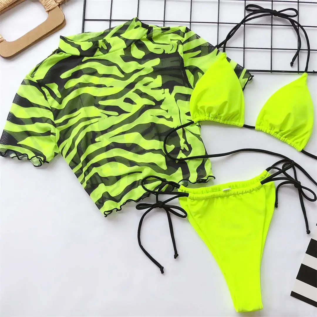 Neue 3-teilige Damen-Bademode, sexy Leoparden-Bikini, Damen-Badeanzug, dreiteiliges Bikini-Set, brasilianischer Badeanzug, Badebekleidung, Modell V1629 – Detail 31