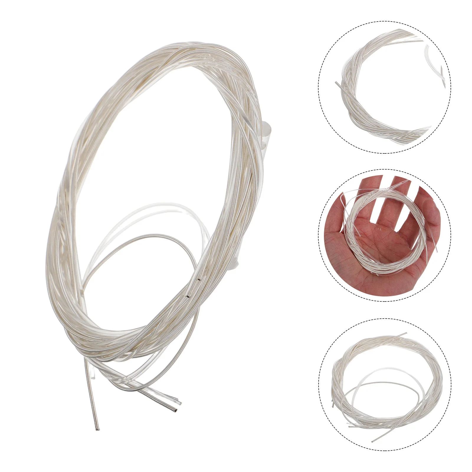 

1 set 1 Set Nylon Classical Guitar Strings Replacement For Acoustic Folk Guitar Repair Durable Composite Design Portable String