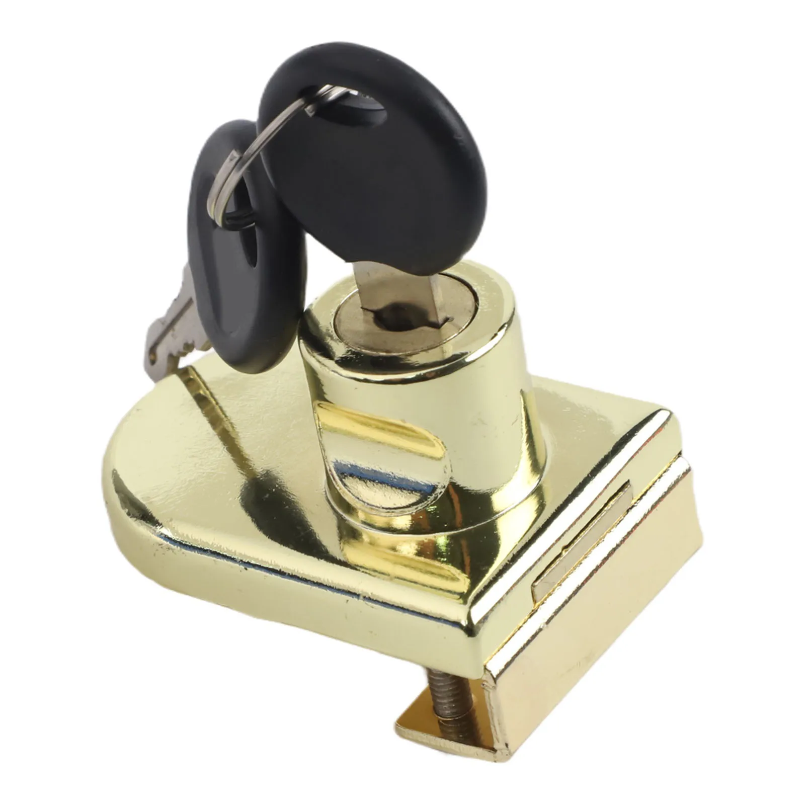 Elegant Door for Lock 36.1*31.8*21.1 Mm Display Case Lock Elegant Gold Finish Long-lasting Use Security For Collectibles