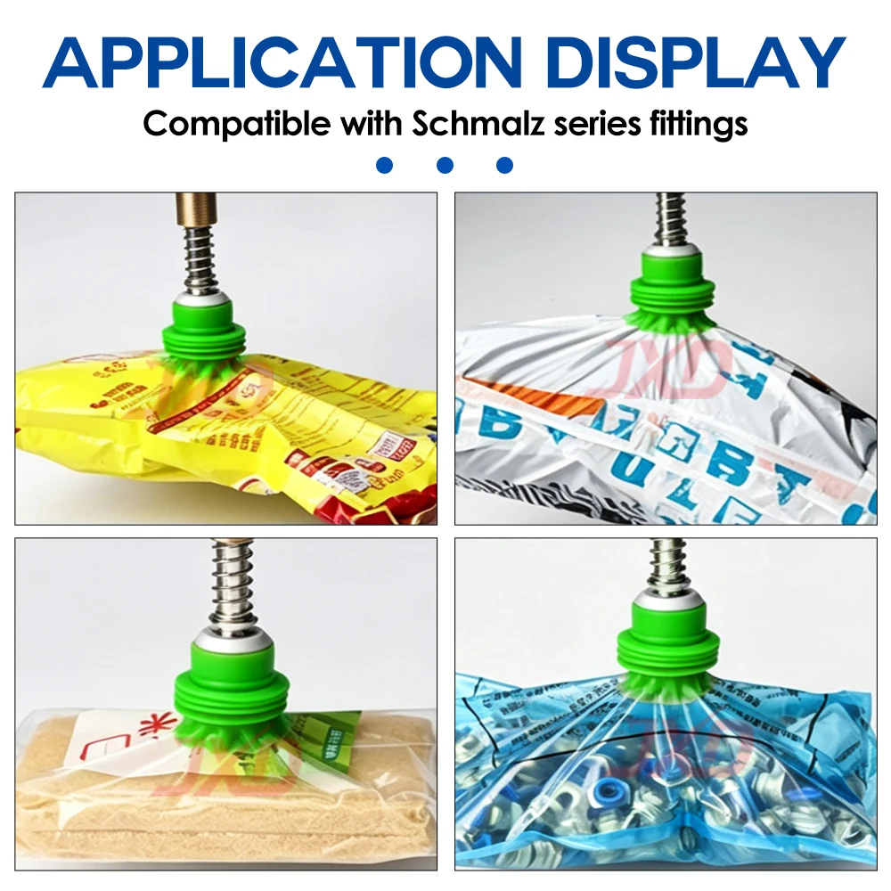 Bag Bellows Vacuum Suction Cup SPB4-30 SPB4F-40 Silicone Food Packaging Pneumatic Industrial Metal Fitting Cushion Rod