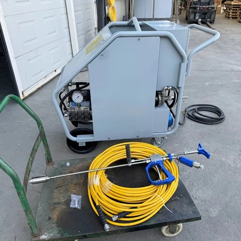 37KW 14500 psi 1000 bar 22Lpm تنظيف المباني التجارية غسالة الضغط الصناعية إزالة الصدأ إزالة الأزيز #4
