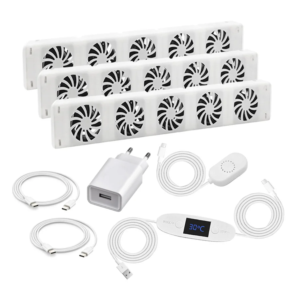 5 intelligente Kühlventilatoren zum Heizen von Kaminventilatoren, intelligente Kühlung, Belüftung,