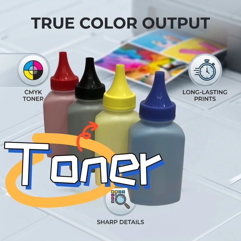 Tóner en Polvo de Color Compatible con HP 202A CF510 CF530A 216A 206A 207A 415A 414A 416A CF410 201A CF400A