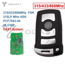 YOCASTY 4 Button Remote Control Car Key Fob 315MHz 433MHz 868MHz ID7944 LX8766S LX8766S For BMW 7 Series E65 E66 E38 E39 CAS1