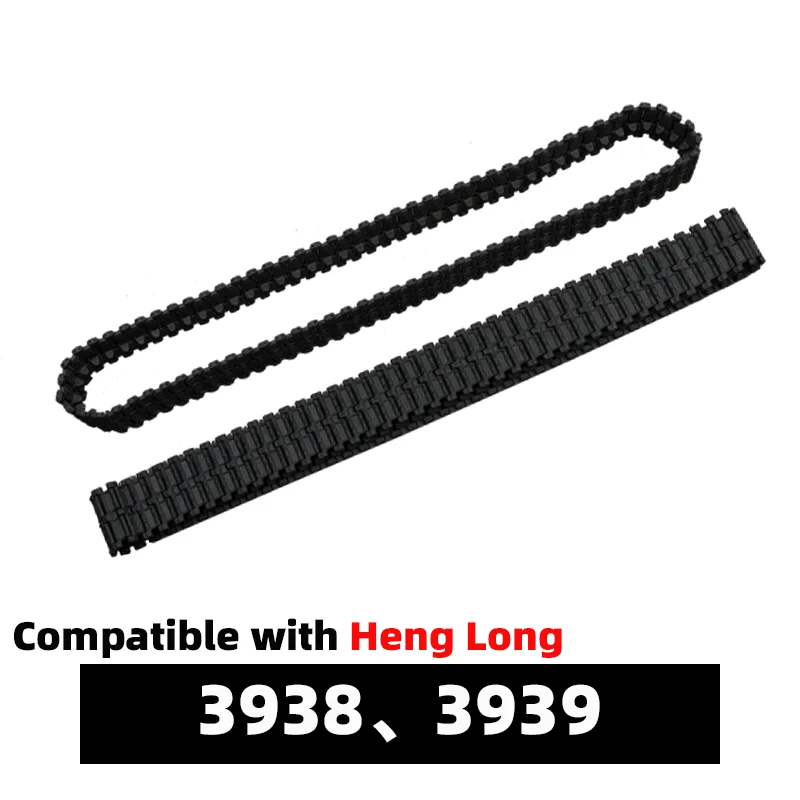 Heng Long 3938 3939 Pista de metal compatible con el tanque Heng Long 1/16 ruso T72 T90 viene con 4 eslabones de riel de metal como adicional