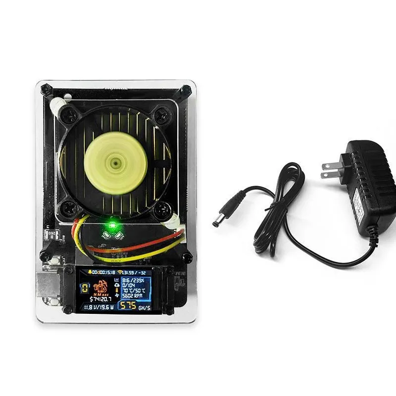 

Maxgeek 500GH/s 3.125 BTC Miner Bitcoin Solo Miner (Standard Version) - Wireless WIFI, Independent Operation