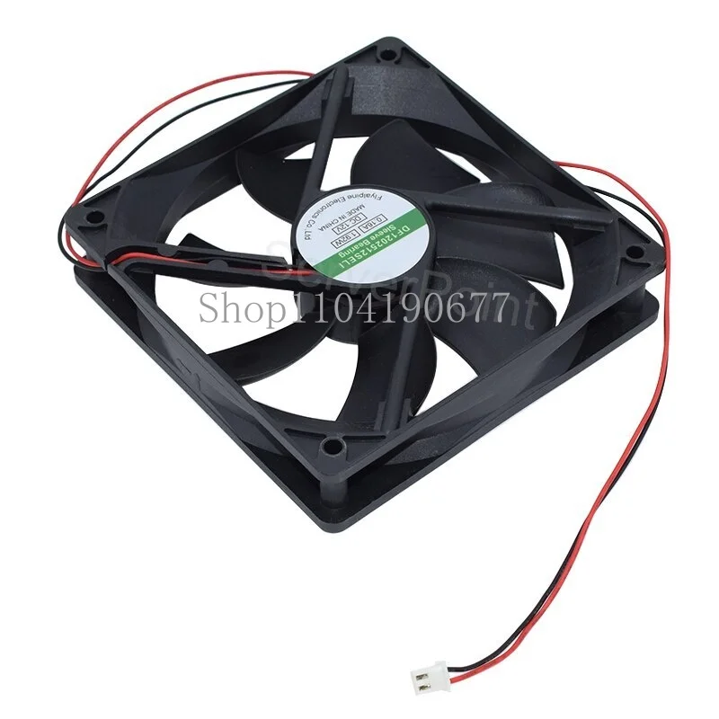 DF1202512SELI DC12V 0.16A 1.92W 2-Pin PSU Chassis Cooling Fan for Alpine