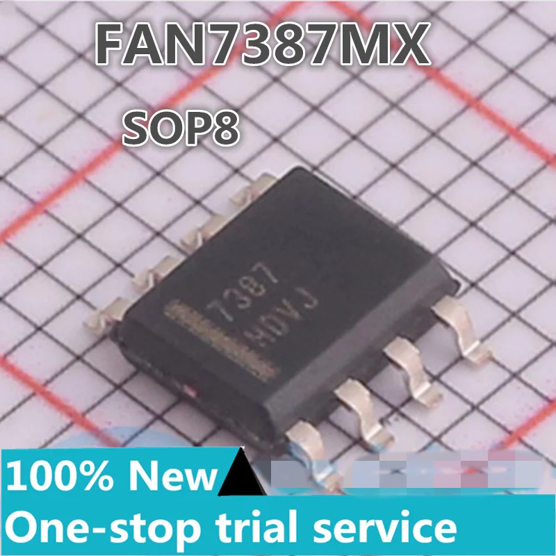 

2-20 шт. FAN7387MX 7387 SOP8 светодиодный драйвер ЖК-освещения IC контроллер балласта новый оригинальный аутентичный