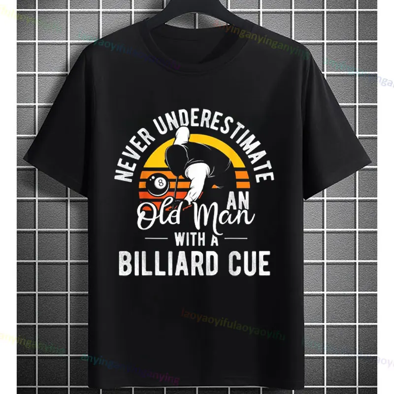 Je suis un deux joueurs. T-shirt graphique imprimé I Play 8 Balls et 9 Balls, 100% coton, col rond, manches courtes, Style rétro de rue