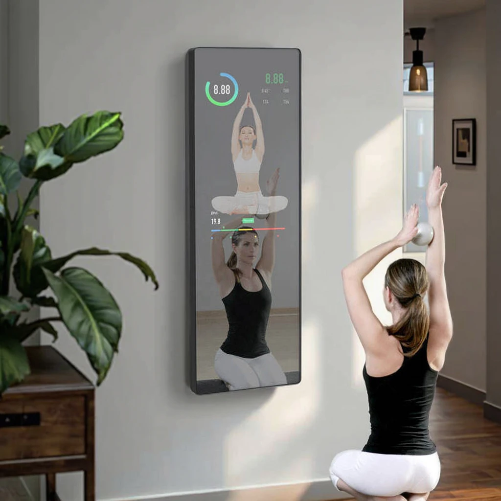 

43 Inch Magic Smart Android WiFi Gym Workout Mirror Hot Sale Interactive Fitness Mirror