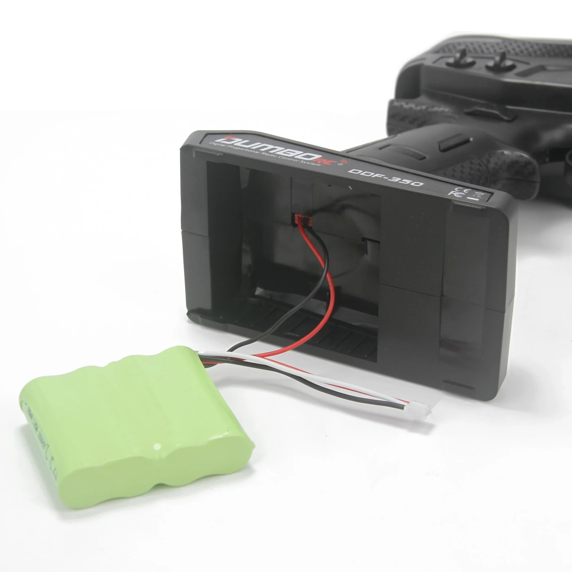 DUMBORC DDF-350 10-Kanal-Sender P4FM P6DCG P10FG Gyro-Empfänger Metall-Handrad Fernbedienung 7.4 Batterie für RC Auto Flugzeug Boot