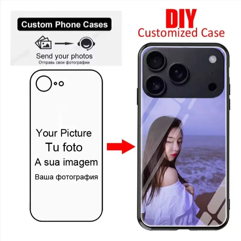 DIY Photo Phone Case for iPhone 17 Pro Max Air 16 Plus 15Pro