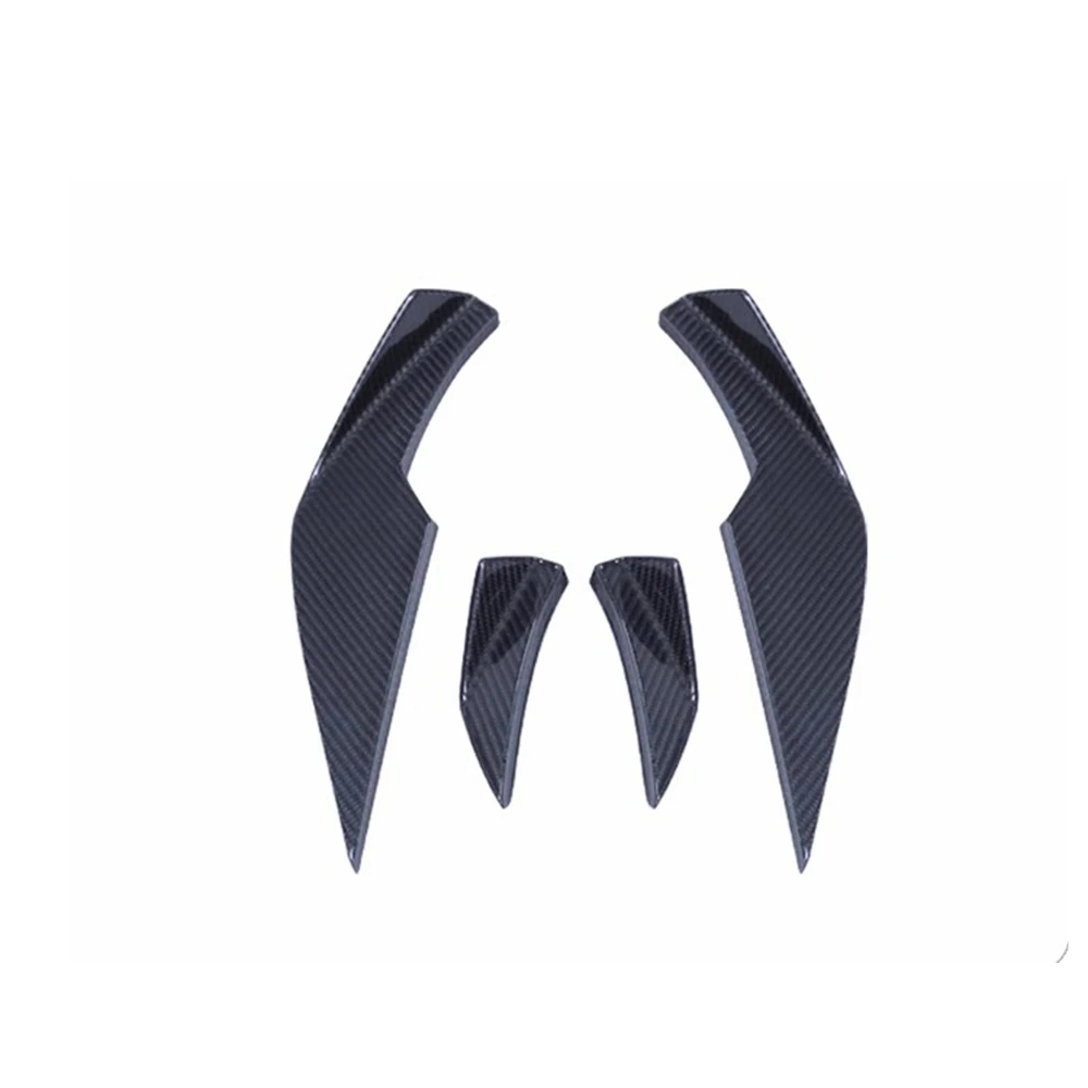 

For BMW G80 M3 G82 G83 M4 2021-2024 carbon fiber Side Air Vent Fin Spoiler Trim Intake Frame Cover Canard Lip Splitter