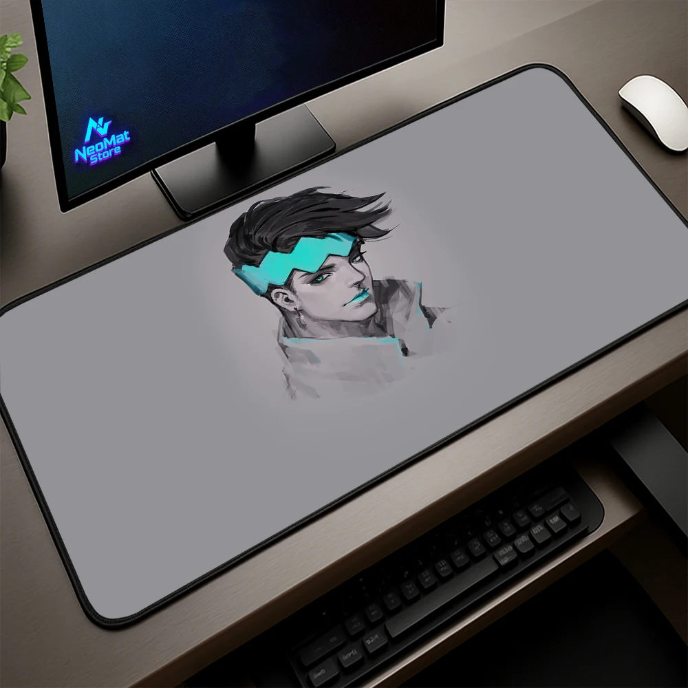 

Rohan Kishibe Carpet JOJO Mouse Pad Xxl Gray Mousepad Gaming Computer Table Accessories Anime Desk Pad Office Rug Desktop Mat