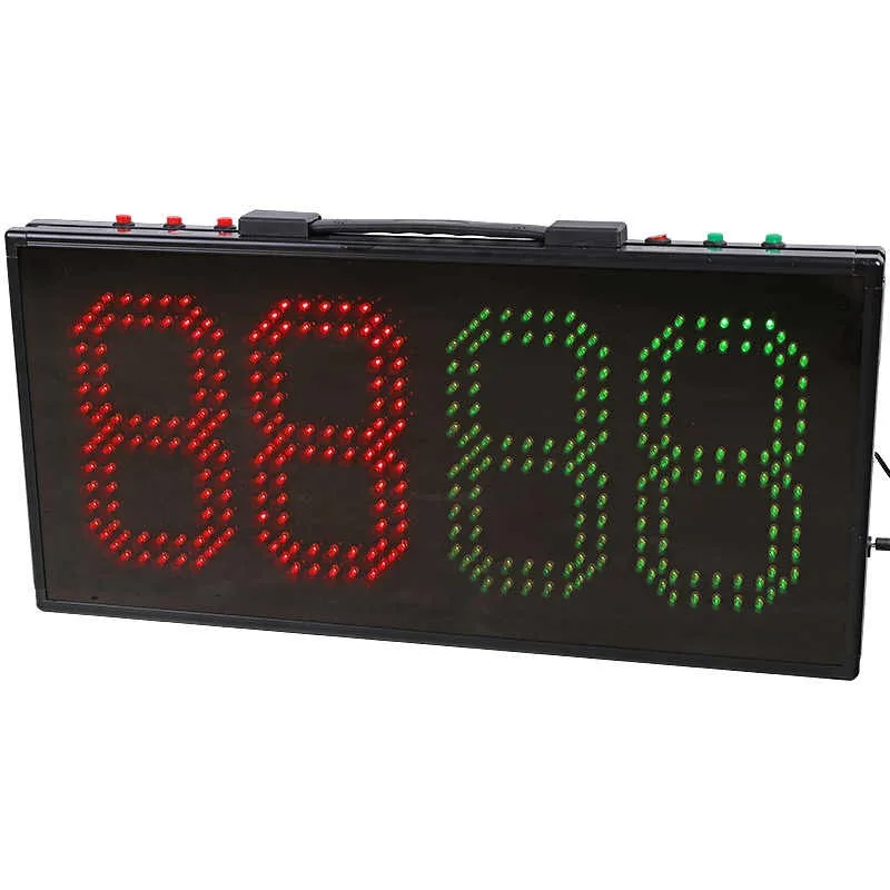 Electronic Football Referee Substitution Board with Injury Time Display, LED Change Player Sign for Soccer Matches view 5