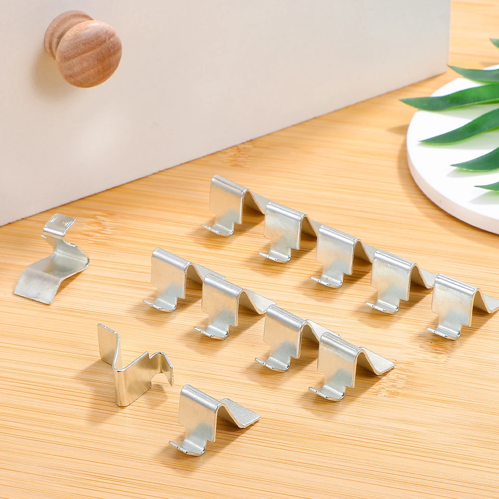 

24pcs Shelf Clips Iron Cabinet Accessories Heavy Duty Shelving Support Brackets for Kitchen Bookcase Display Shelves Iron