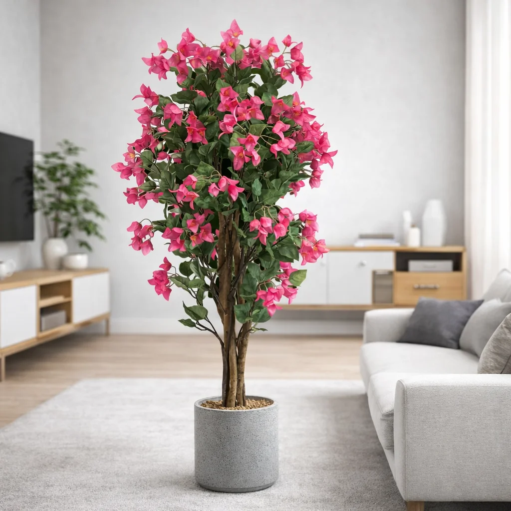 

Premium UV Protected Durable Artificial Bougainvillea Tree for Outdoor Seasonal Arrangements Wedding Home Artificia Flower