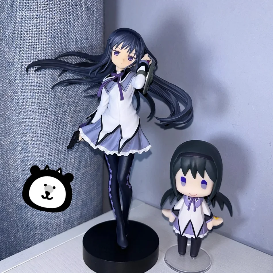 Figura de Anime de Chica Mágica PMMM de 17 cm, Figura Kawaii de Akemi Homura, Linda Figura Coleccionable de Loli, Juguete, Regalo de Cumpleaños