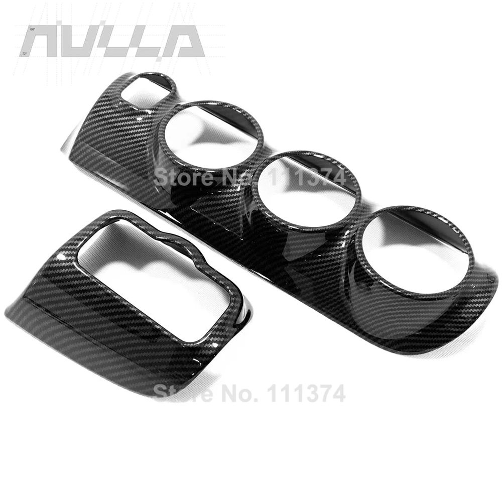 الكربون لمرسيدس بنز W177 A-Class A200 A220 A250 2019 2020 CLA C118 منفذ الهواء الأوسط وغطاء وحدة التحكم المركزية اليسرى #4