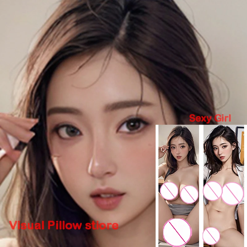 

Dakimakura large breasts beautiful girl AI Double-sided Print Life-size body pillows cover Adult pillowcase