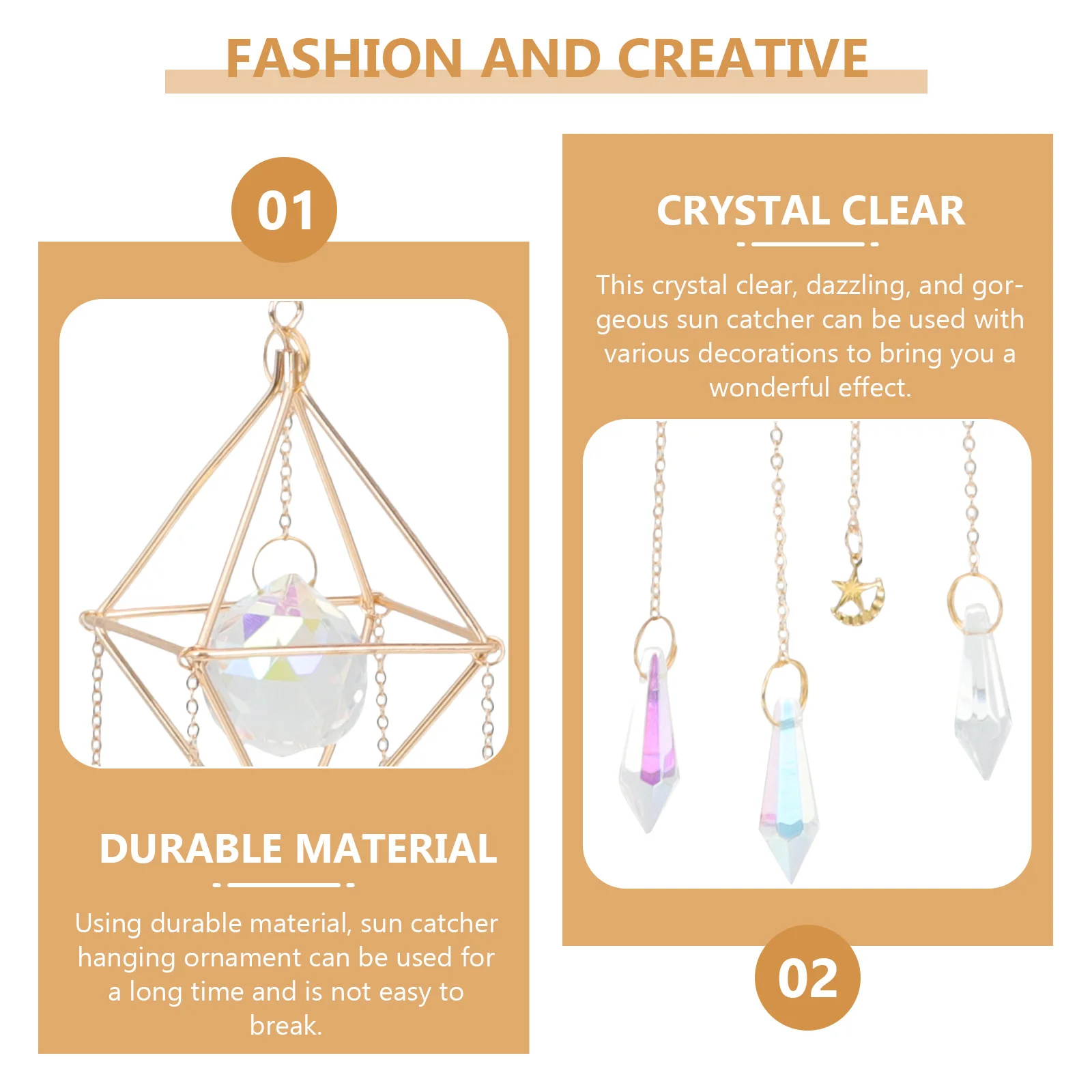 

Crystal Wind Chimes Hanging Reflective Suncatcher Ball Drops Pendant Yard Outdoor Decorative for Wedding Birthday Gift
