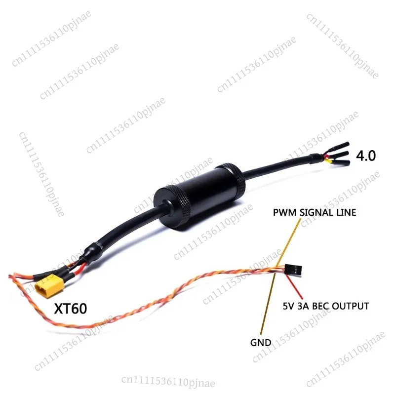 APISQUEEN 2-6S 100A ESC with 5.5V 3A BEC Waterproof Electronic Speed Controller for Underwater Thruster Motor