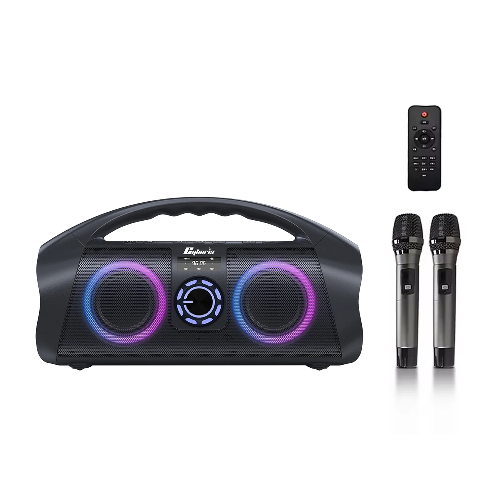 

Портативная Bluetooth-колонка F29 мощностью 120 Вт, водонепроницаемая по стандарту IPX7, с RGB-подсветкой, беспроводным сабвуфером, стереозвуком, поддержкой TWS и FM-радио.