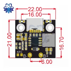 Modulo di ricarica della batteria agli ioni di litio 1S alimentatore 5V con indicatore di carica modulo di alimentazione Boost USB per caricabatterie fai da te