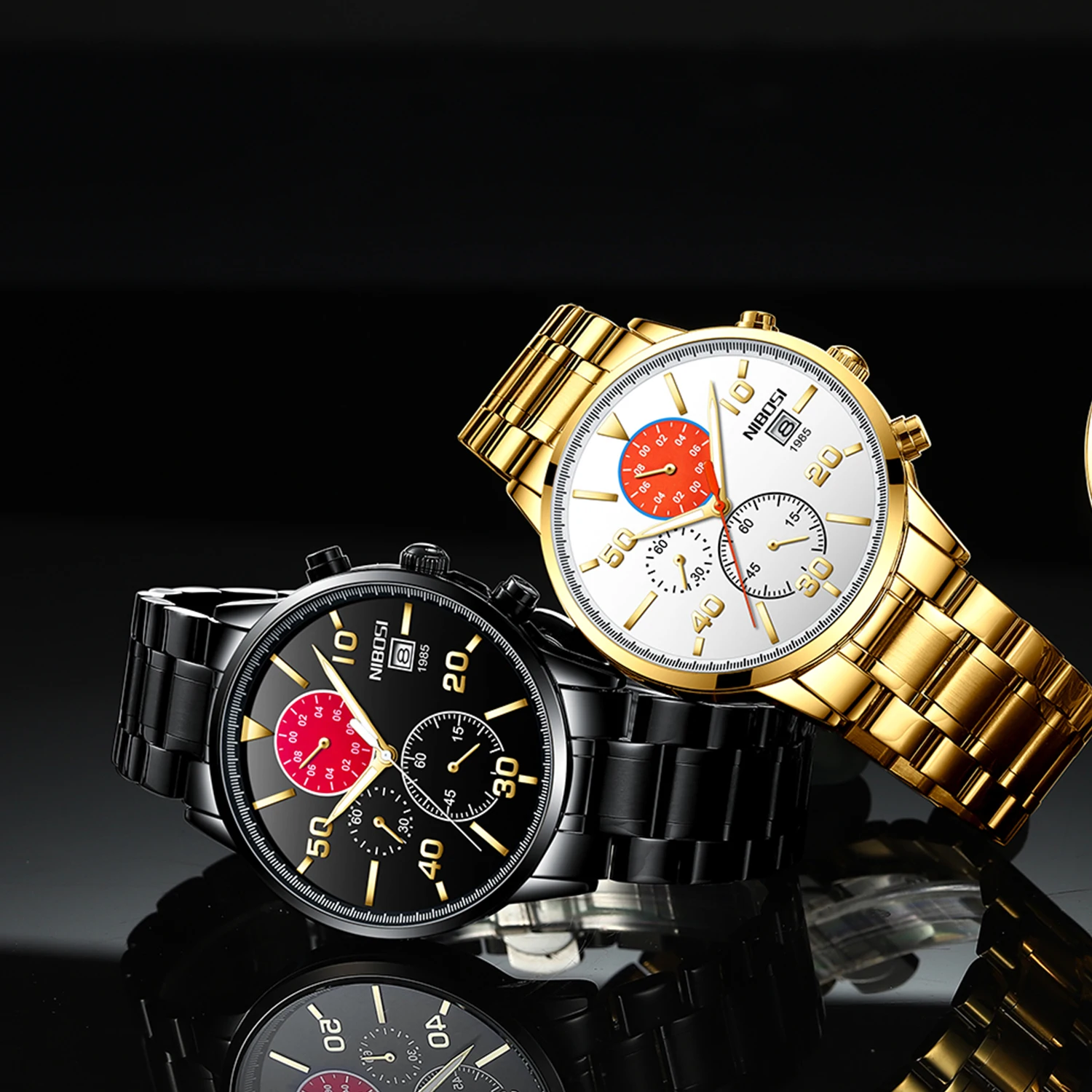 

Men's Quartz Watches Luxury Design Clock Luminous Auto Date Ladies Watches Auto Date Fashion Watch for Girls Gold Watch Relojes