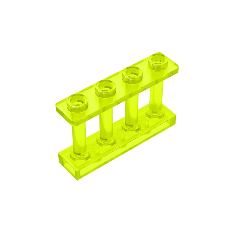 Buildmoc 15332-30055 cerca 1x4x2 spindled com 4 parafusos para blocos de construção peças diy educação elétrica brinquedos crianças presentes